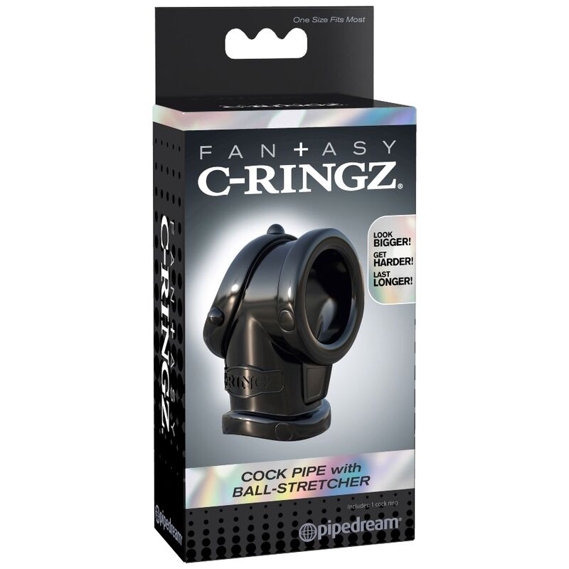 Anillo para Pene con Extensor de Testículos - Cock Pipe