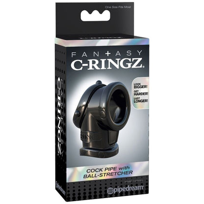 Anillo para Pene con Extensor de Testículos - Cock Pipe