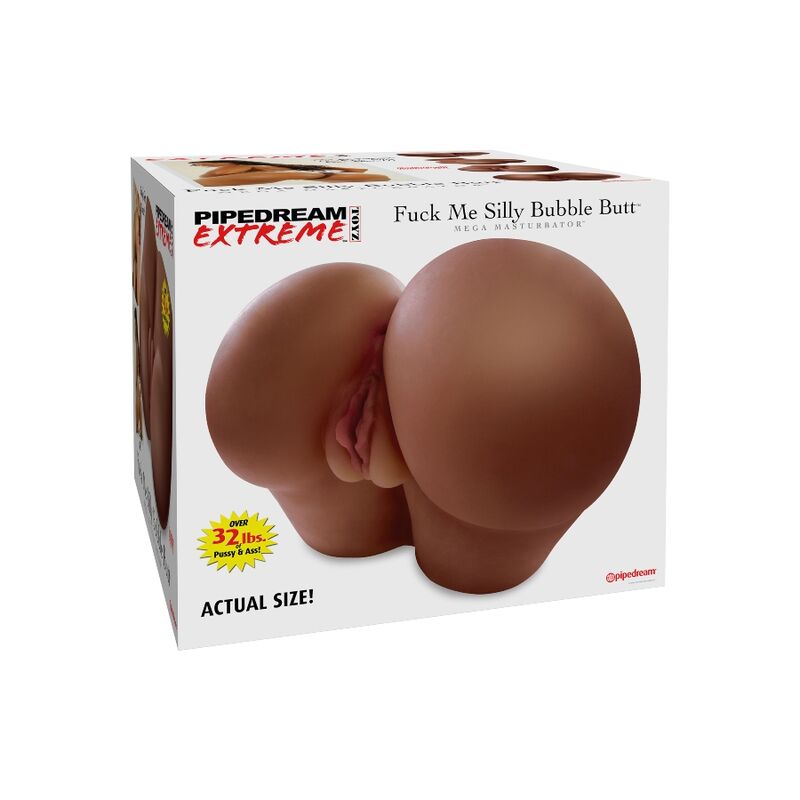 Masturbador Masculino - Pipedreams Fuck Me Silly Vagina y Trasero Realista Negro