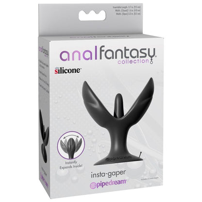 Close-up do ANAL FANTASY Coleo Insta-Gaper mostrando seu design expansível e material de silicone.