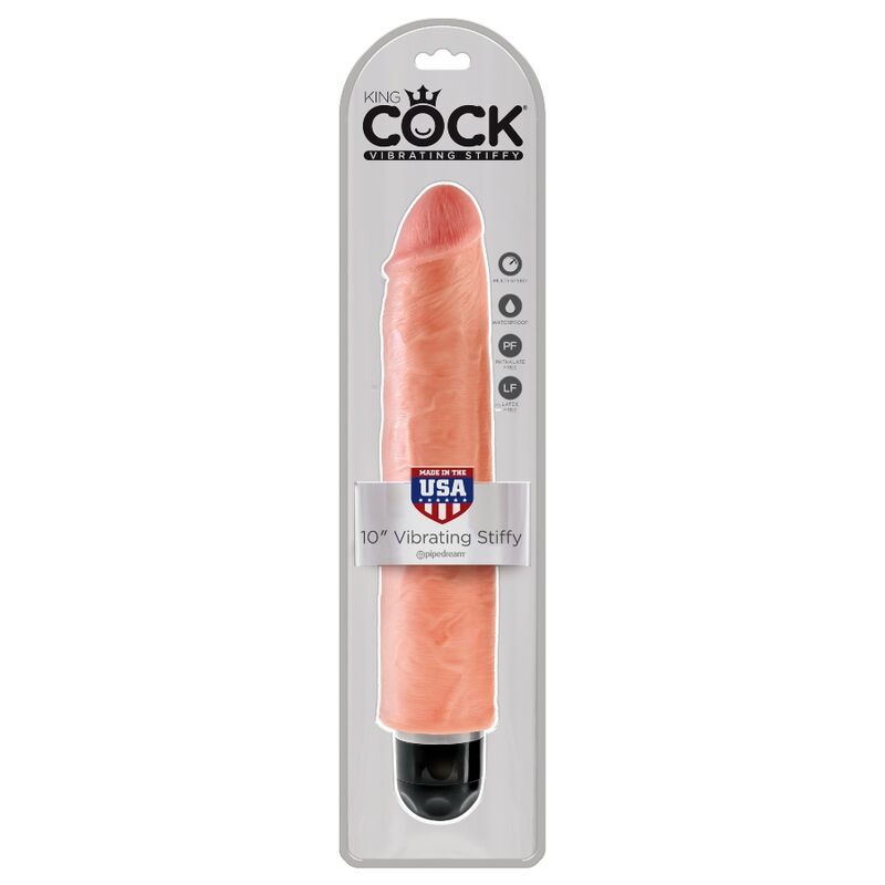 Vibrador Realista Stiffy 25.4 cm Natural