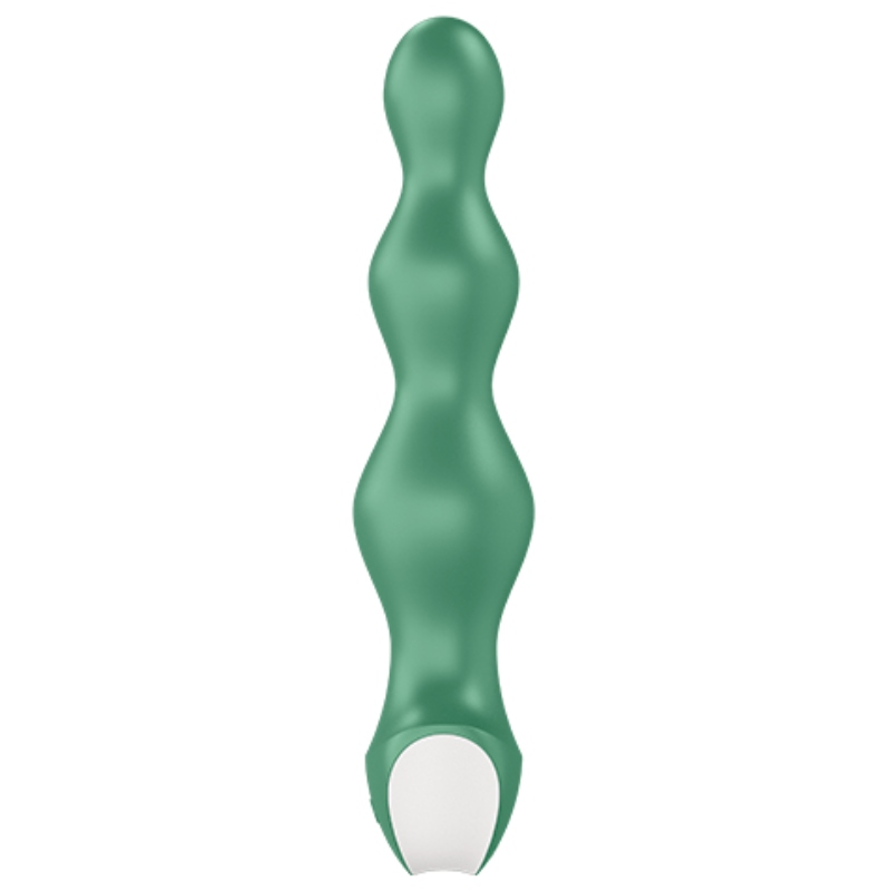 Satisfyer Vibrador Anal Lolli Plug 2 Verde com 2 motores e 12 programas