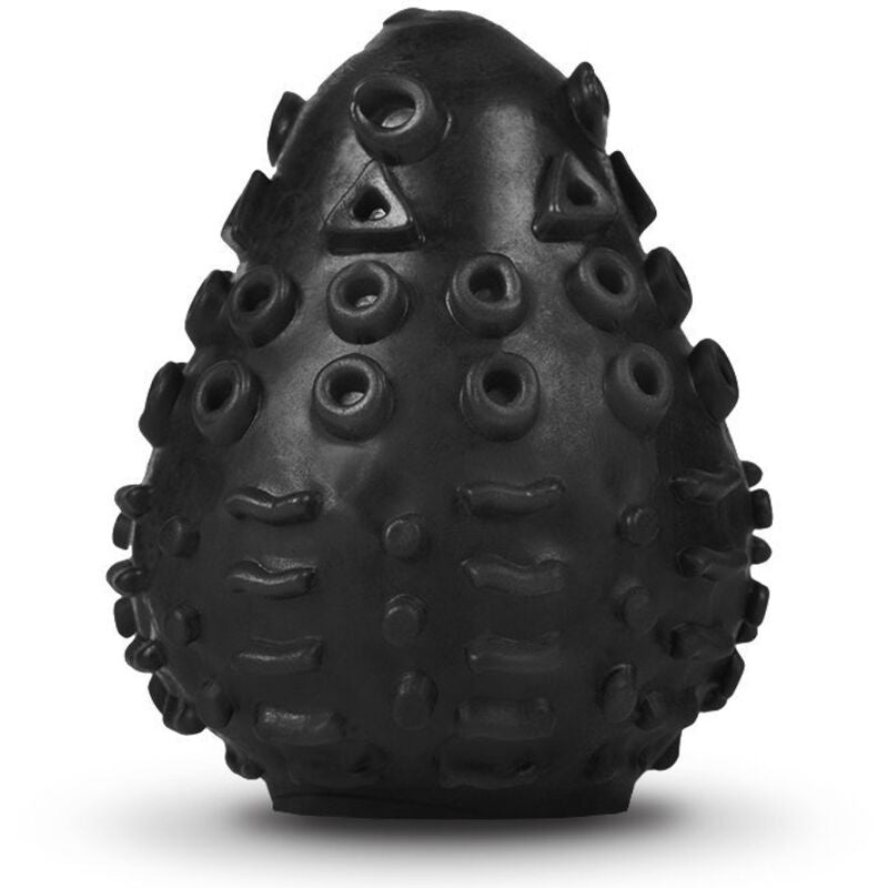 G-VIBE - Masturbador reutilizable texturizado, huevo negro