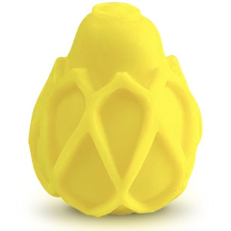G-VIBE - Huevo masturbador reutilizable texturizado amarillo
