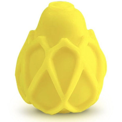 G-VIBE - Huevo masturbador reutilizable texturizado amarillo