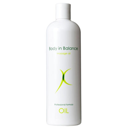 Garrafa de Óleo Íntimo e Massagem Body in Balance de 500 ML para relaxamento e hidratação da pele.