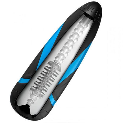 Close-up of the Satisfyer Manga para Masturbador Masculino Tornado Bliss, showcasing its realistic texture and suction nubs.