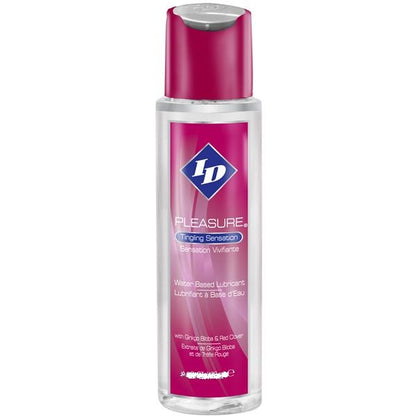 Frasco de lubrificante ID PLEASURE à base de água com sensação de formigamento, 65ml
