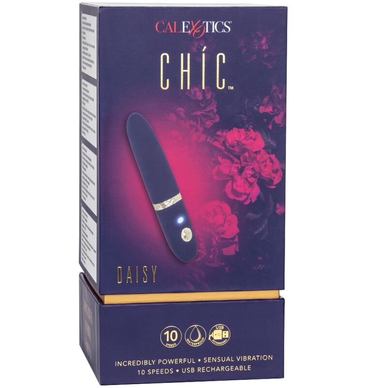 Mini Masajeador Vibrador Chic Daisy con 10 Modos