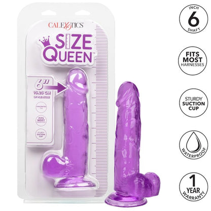 Dildo Realista Queen Morado 15.3 cm