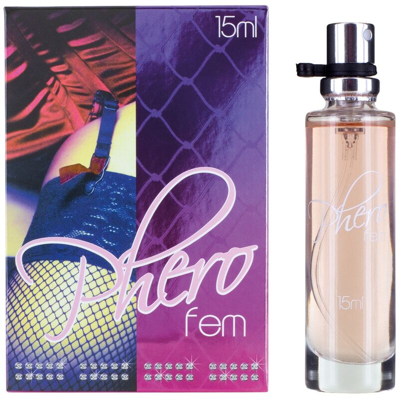 Frasco de COBECO PHEROFEM Eau de Parfum Feminino 15ml com feromonas
