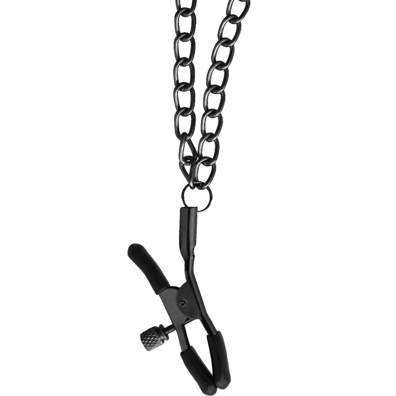 Close-up do Conjunto Bondage BEGME com Colar Vermelho, Braçadeiras e Pinças para Mamilos