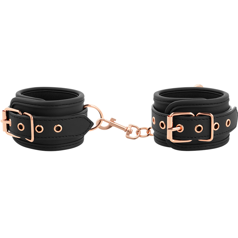 Close-up das Algemas de Punho e Tornozelo COQUETTE CHIC DESIRE FANTASY com Forro de Neoprene.