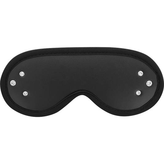 Máscara COQUETTE CHIC DESIRE FANTASY de couro vegano com forro de neoprene, ideal para BDSM.
