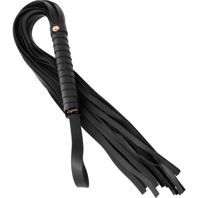 Chicote COQUETTE CHIC DESIRE FANTASY de couro vegano para BDSM e jogos eróticos