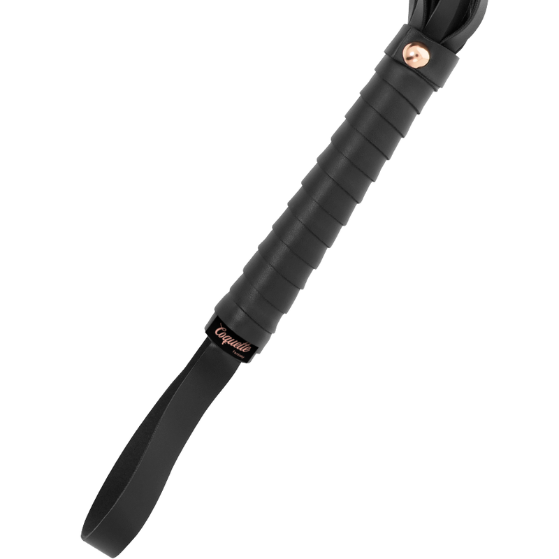 Chicote COQUETTE CHIC DESIRE FANTASY de couro vegano para BDSM e jogos eróticos