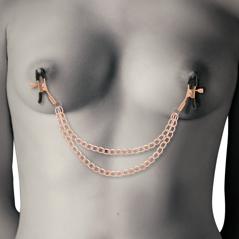 COQUETTE CHIC DESIRE Pinças de Mamilos de Metal com Corrente