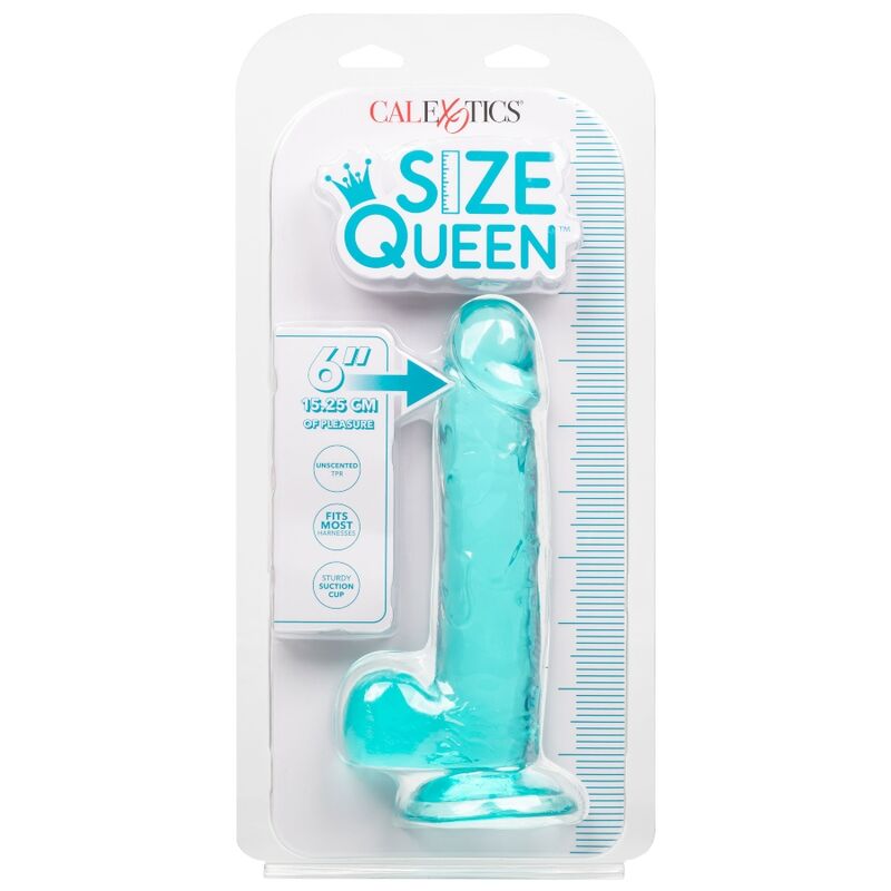 Dildo Queen Realista Azul 15.3 cm