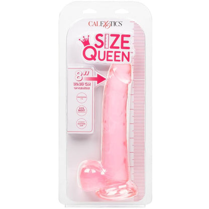 Dildo Realista Queen Tamaño Grande Rosa 20.3 CM