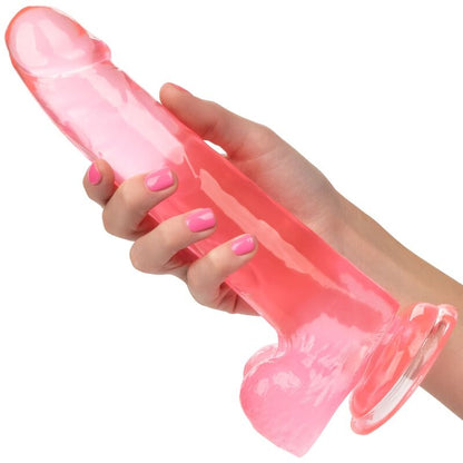 Dildo Realista Queen Tamaño Grande Rosa 20.3 CM