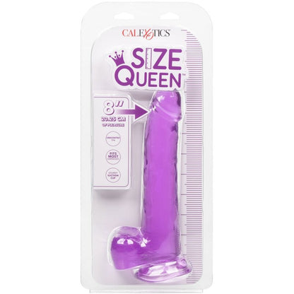 Dildo Queen Realista Morado con Ventosa 20.3 cm