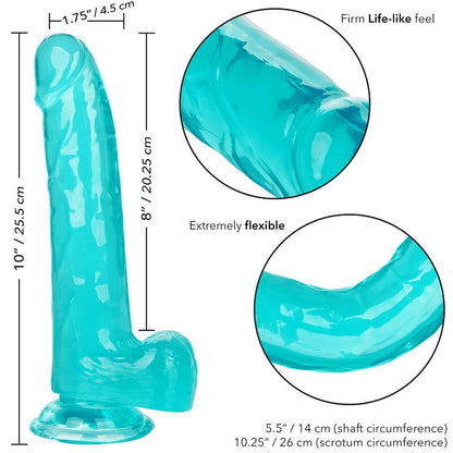 Dildo Queen Tamaño Azul 20.3 cm