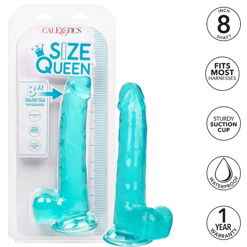 Dildo Queen Tamaño Azul 20.3 cm