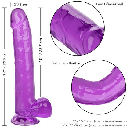 Dildo Size Queen Morado de 25.5 cm
