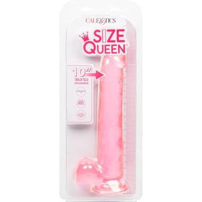 Dildo Realista Size Queen Rosa con Ventosa y 25.5 cm