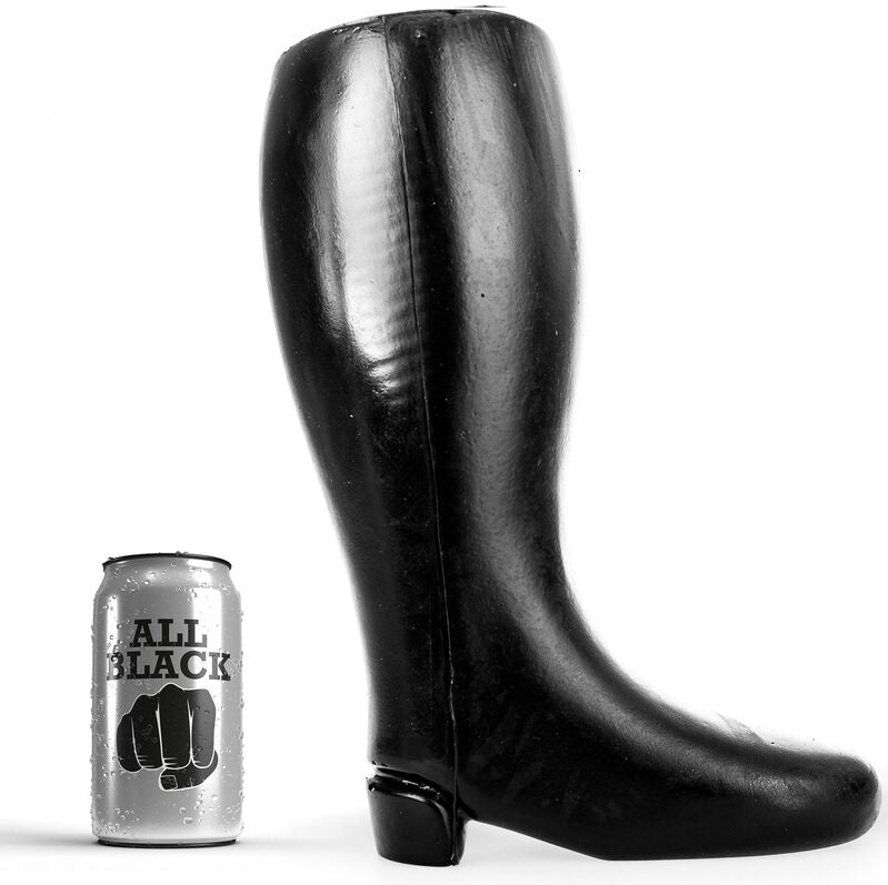 Bota Fisting Gigante Soft ALL BLACK de 31 CM para exploração anal.