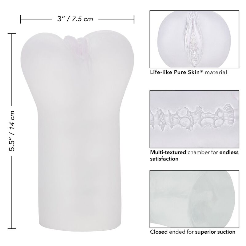 Masturbador de Vulva Boundless Transparente