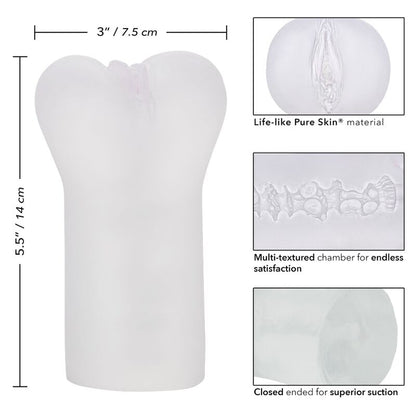 Masturbador de Vulva Boundless Transparente