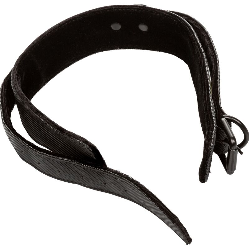 Collar y Correa BDSM Ajustables de Cuero Vegano