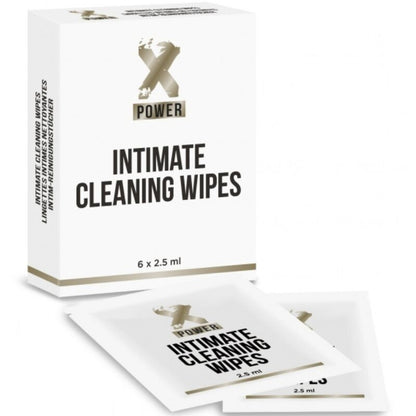 XPOWER Toalhetes de Limpeza Íntima 6 Unidades para higiene e frescura