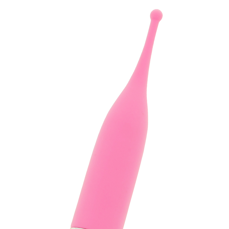 OHMAMA Estimulador de Clítoris Recarregável com 10 modos de vibração, design elegante e ponta de silicone.