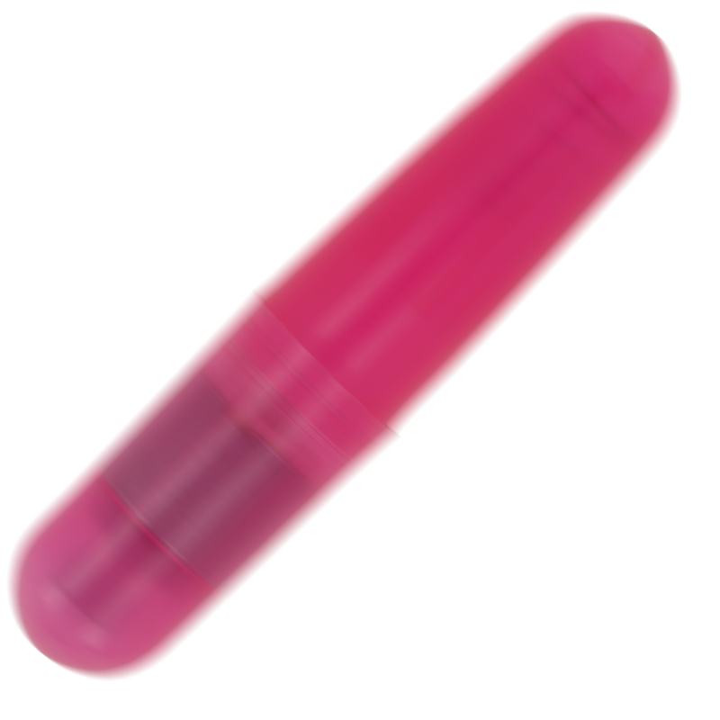 Close-up of the OHMAMA Bala Vibrante Rosa Básica, highlighting its compact design and smooth texture.