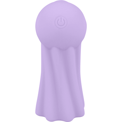 OHMAMA Estimulador de Clitóris Medusa, mostrando seu design compacto e silicone macio.