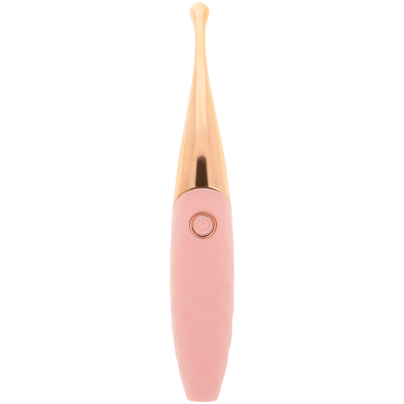OHMAMA Estimulador de Clitóris Recarregável 36 Modos Rosa, exibindo design e textura.