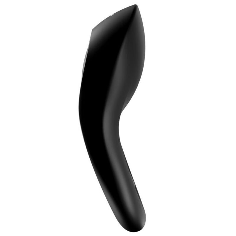 Satisfyer Vibrador Anel Duplo Lendário para Pénis e Testículos, detalhe do design e textura em silicone.
