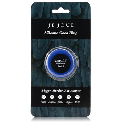 JE JOUE - ANILLO DE SILICONA AZUL ESTRANGULACIÓN MÍNIMA