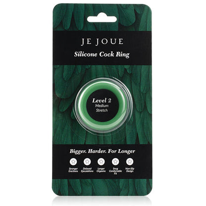 JE JOUE - ANILLO DE SILICONA VERDE CHOKE MEDIANO