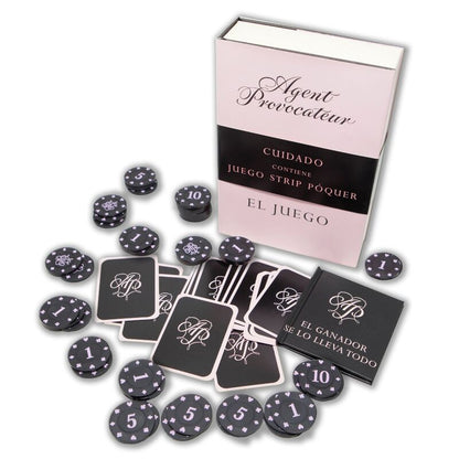 Juego de Strip Poker con Fichas y Cartas