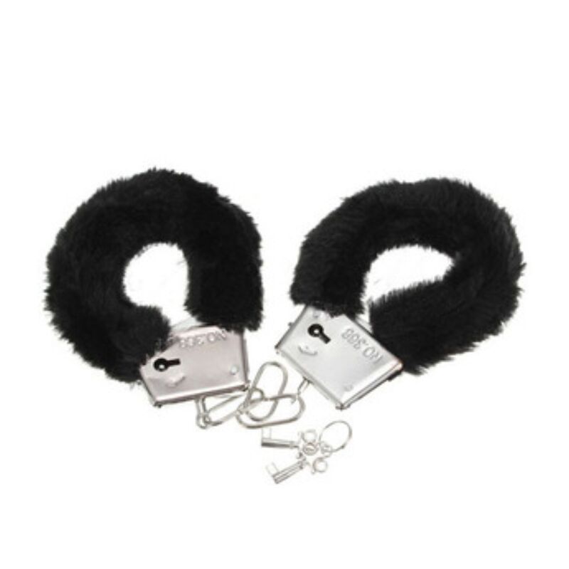 Esposas de Peluche Negras Pleasure