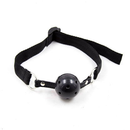 Mordaça de Faixa de Nylon Fetiche OHMAMA, ajustável para BDSM