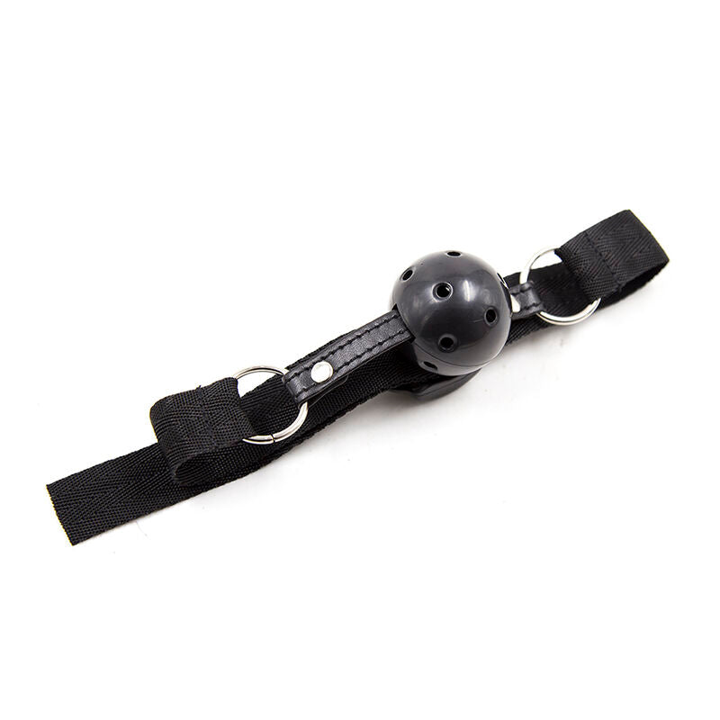Mordaça de Faixa de Nylon Fetiche OHMAMA, ajustável para BDSM