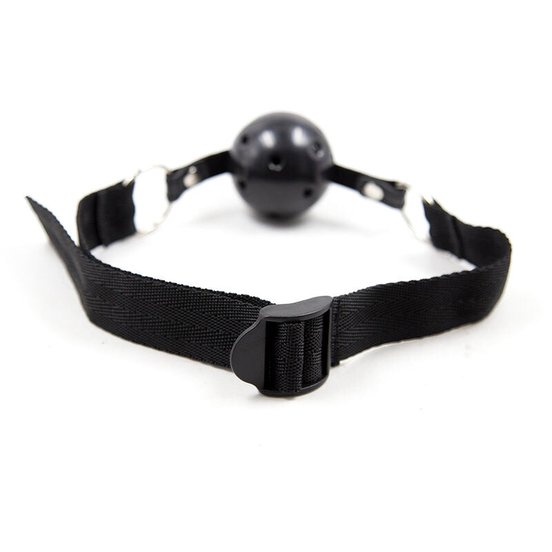 Mordaça de Faixa de Nylon Fetiche OHMAMA, ajustável para BDSM