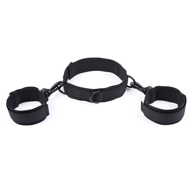 Conjunto OHMAMA Algemas e Colar de Nylon Ajustável para jogos BDSM.