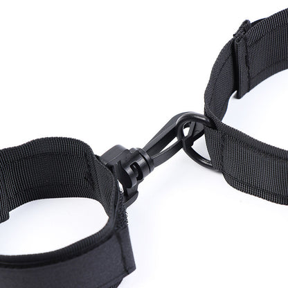 Conjunto OHMAMA Algemas e Colar de Nylon Ajustável para jogos BDSM.