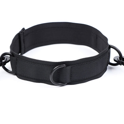 Conjunto OHMAMA Algemas e Colar de Nylon Ajustável para jogos BDSM.