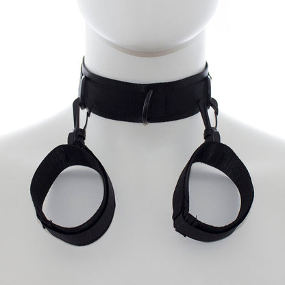 Conjunto OHMAMA Algemas e Colar de Nylon Ajustável para jogos BDSM.